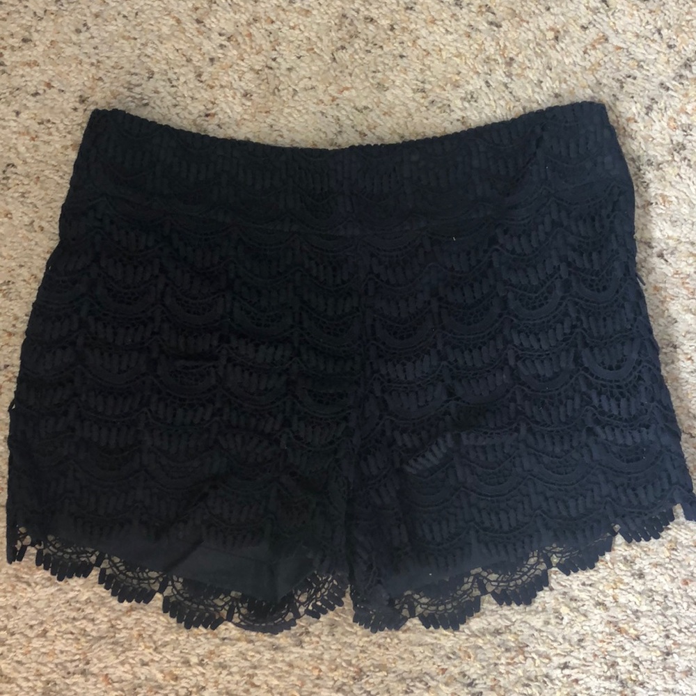 LOFT Riviera Short Navy Lace